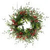Cedar Wreath Mix Smilax/Berry - 22"