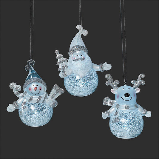 Lighted Deer/Snowman Santa Merry Lites