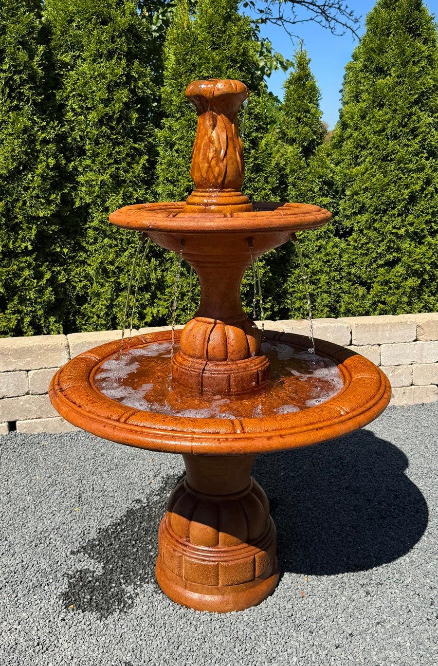 Small Contemporary Two Tier Fountain