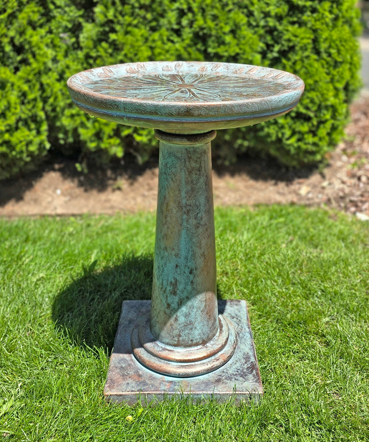Tulip Bouquet Birdbath